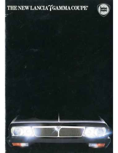 1981 LANCIA GAMMA COUPE BROCHURE ENGELS