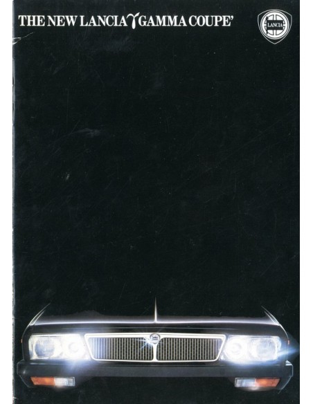 1981 LANCIA GAMMA COUPE BROCHURE ENGELS