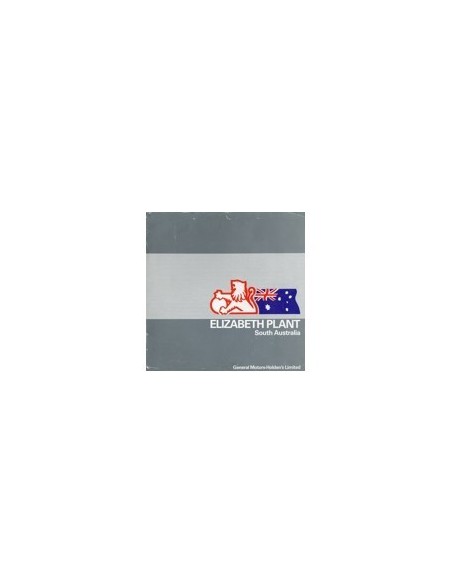 1984 HOLDEN ELIZABETH PLANT BROCHURE AUSTRALISCH