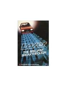 1981 FORD LASER BROCHURE AUSTRALISCH