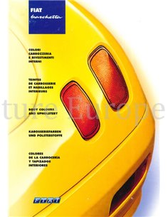 2000 FIAT BARCHETTA MALEN & FARBEN PROSPEKT 