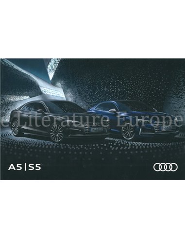 2016 AUDI A5 S5 BROCHURE DUITS