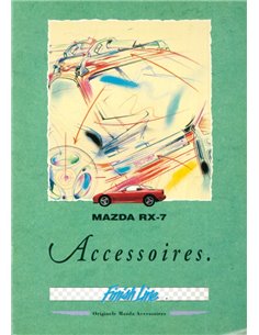 1992 MAZDA RX-7 ACCESSOIRES BROCHURE NEDERLANDS