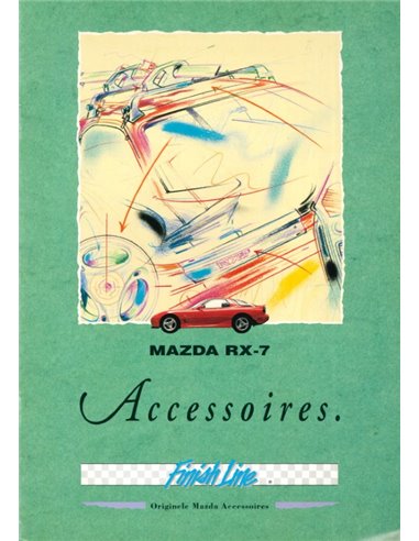 1992 MAZDA RX-7 ACCESSOIRES BROCHURE NEDERLANDS