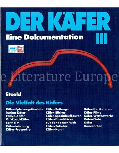 DER KÄFER III, EINE DOKUMENTATION, DIE VIELFALT DES KÄFERS