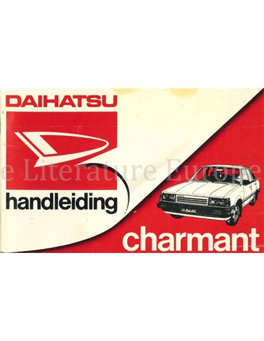 1984 DAIHATSU CHARMANT INSTRUCTIEBOEKJE NEDERLANDS