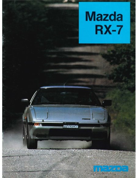 1985 MAZDA RX-7 PROSPEKT NIEDERLÄNDISCH