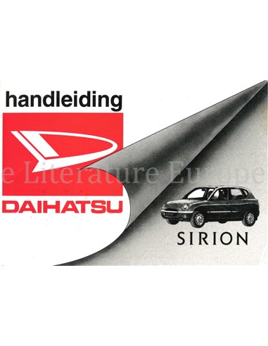 1998 DAIHATSU SIRION OWNERS MANUAL DUTCH