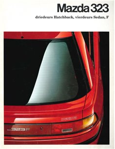 1990 MAZDA 323 BROCHURE NEDERLANDS