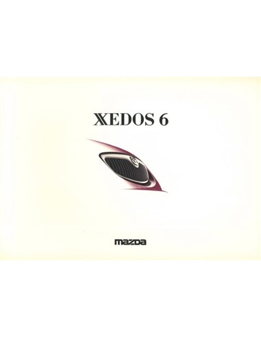 1992 MAZDA XEDOS 6 BROCHURE NEDERLANDS