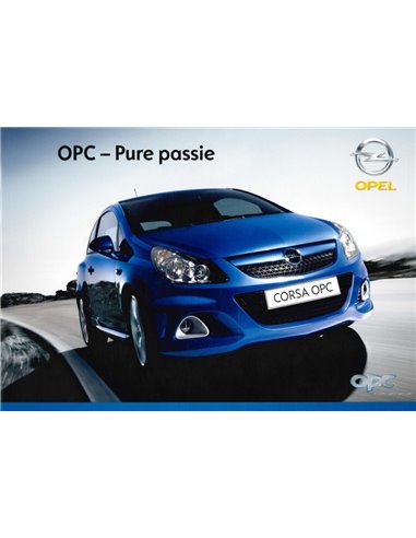 2008 OPEL OPC PROGRAMMA BROCHURE NEDERLANDS