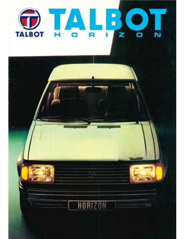 1982 TALBOT HORIZON BROCHURE NEDERLANDS