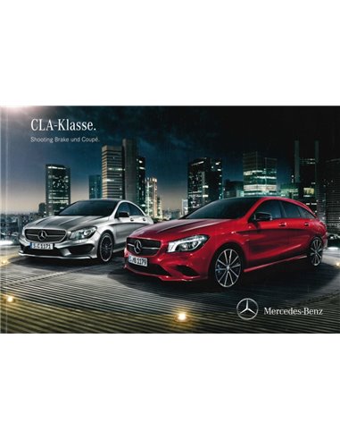 2015 MERCEDES BENZ CLA-KLASSE PROSPEKT DEUTSCH