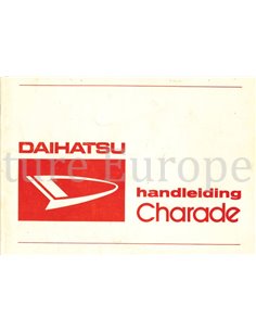 1978 DAIHATSU CHARADE BETRIEBSANLEITUNG NIEDERLÄNDISCH
