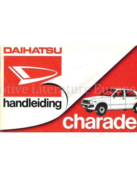 1982 DAIHATSU CHARADE OWNERS MANUAL DUTCH