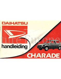 1983 DAIHATSU CHARADE BETRIEBSANLEITUNG NIEDERLÄNDISCH