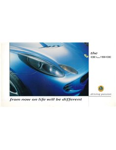 2000 LOTUS ELISE BROCHURE ENGELS