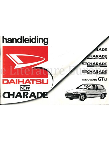 1987 DAIHATSU CHARADE INSTRUCTIEBOEKJE NEDERLANDS