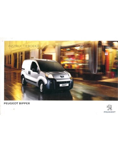 2013 PEUGEOT BIPPER INSTRUCTIEBOEKJE NEDERLANDS