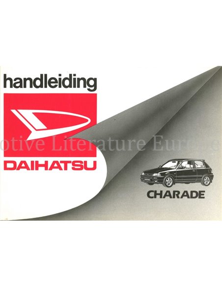 1993 DAIHATSU CHARADE BETRIEBSANLEITUNG NIEDERLÄNDISCH