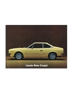1976 LANCIA BETA COUPE BROCHURE ENGELS