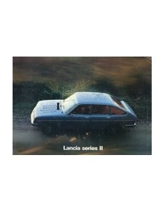 1976 LANCIA BETA BERLINA SERIE II BROCHURE ENGELS