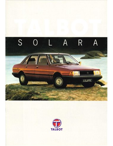 1981 TALBOT SOLARA BROCHURE NEDERLANDS