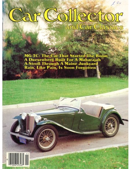 1980 CAR COLLECTOR AND CAR CLASSICS MAGAZINE 11 ENGLISH