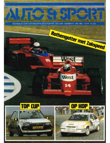 1986 AUTO & SPORT MAGAZINE MAY DUTCH