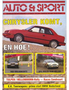 1988 AUTO & SPORT MAGAZIN MAI NIEDERLANDISCH