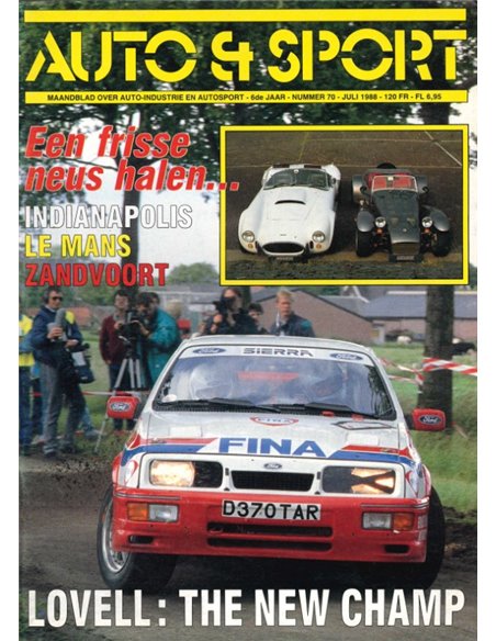 1988 AUTO & SPORT MAGAZINE JULY DUTCH