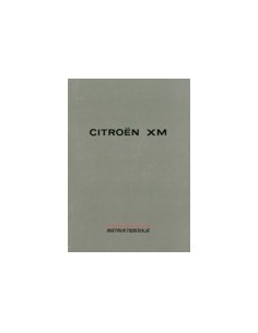 1994 CITROEN XM INSTRUCTIEBOEKJE NEDERLANDS