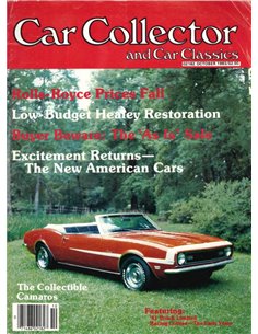 1983 CAR COLLECTOR AND CAR CLASSICS MAGAZINE 10 ENGLISCH