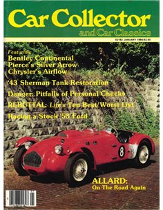 1984 CAR COLLECTOR AND CAR CLASSICS MAGAZINE 01 ENGLISCH