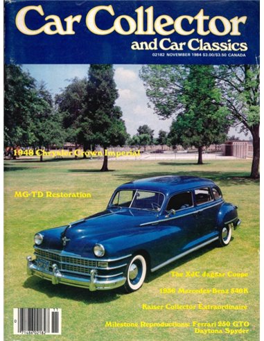 1984 CAR COLLECTOR AND CAR CLASSICS MAGAZINE 11 ENGLISH