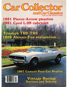 1985 CAR COLLECTOR AND CAR CLASSICS MAGAZINE 07 ENGLISCH