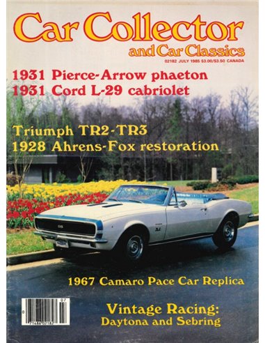 1985 CAR COLLECTOR AND CAR CLASSICS MAGAZINE 07 ENGELS