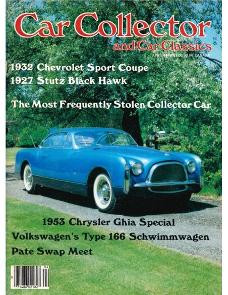1986 CAR COLLECTOR AND CAR CLASSICS MAGAZINE 04  ENGLISH