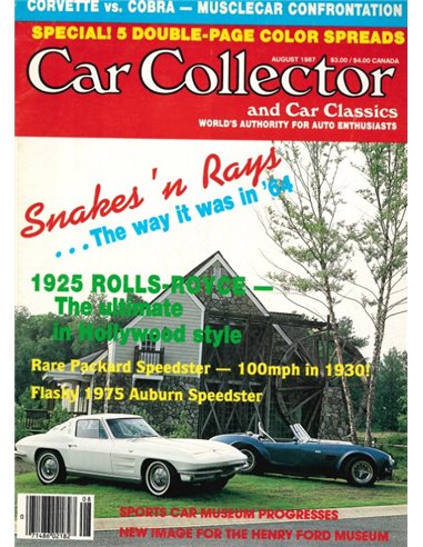 1987 CAR COLLECTOR AND CAR CLASSICS MAGAZINE 08 ENGLISH