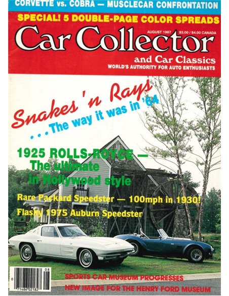 1986 CAR COLLECTOR AND CAR CLASSICS MAGAZINE 08 ENGELS