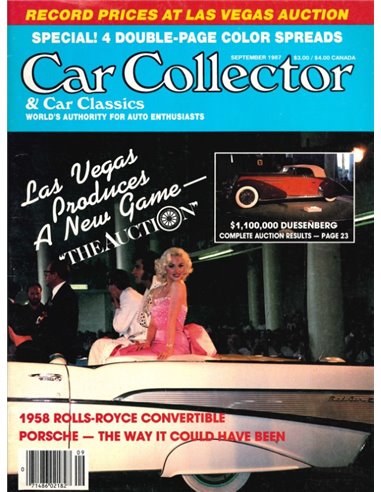 1987 CAR COLLECTOR AND CAR CLASSICS MAGAZINE 09 ENGLISH