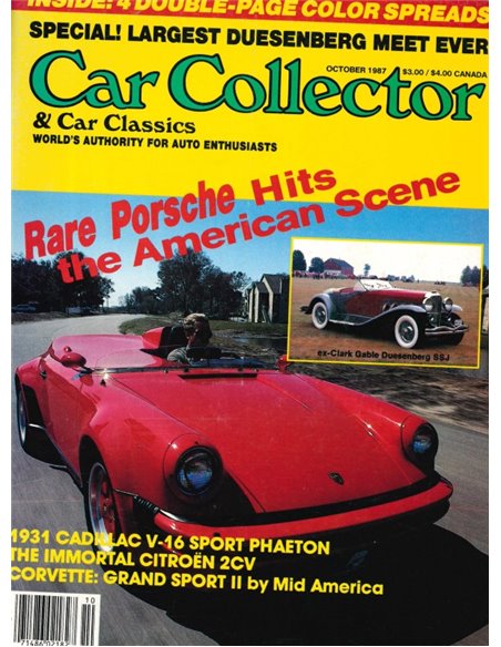 1987 CAR COLLECTOR AND CAR CLASSICS MAGAZINE 09 ENGLISCH