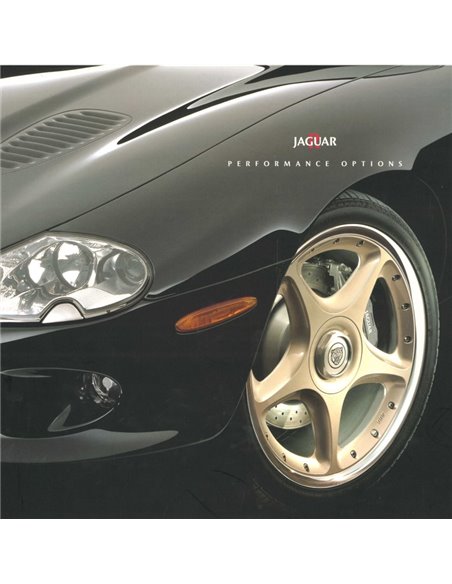 2001 JAGUAR R PERFORMANCE OPTIONS BROCHURE ENGELS