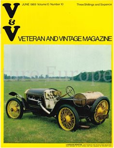 1969 VETERAN AND VINTAGE MAGAZINE 10 ENGLISH