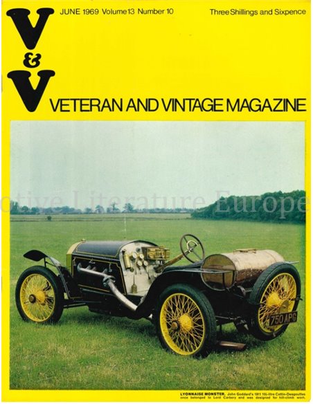 1969 VETERAN AND VINTAGE MAGAZIN 10 ENGLISCH
