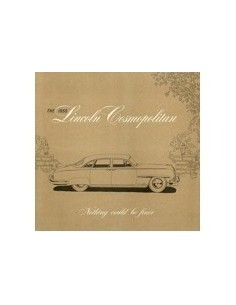 1950 LINCOLN COSMOPOLITAN BROCHURE ENGELS