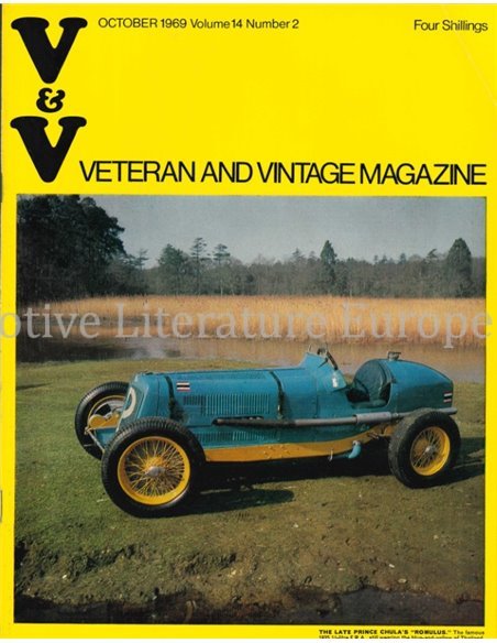 1969 VETERAN AND VINTAGE MAGAZIN 2 ENGLISCH