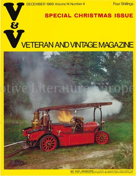 1969 VETERAN AND VINTAGE MAGAZINE 4 ENGELS