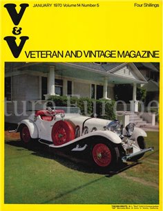 1970 VETERAN AND VINTAGE MAGAZIN 5 ENGLISCH