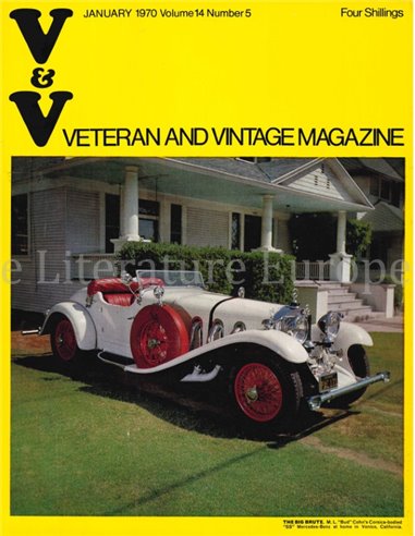 1970 VETERAN AND VINTAGE MAGAZINE 5 ENGLISH